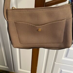 Cuyana Tan Crossbody Bag